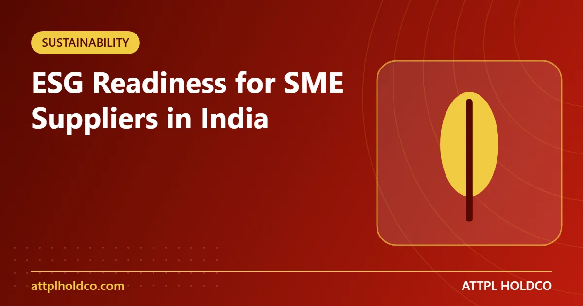 ESG Readiness for SME Suppliers in India